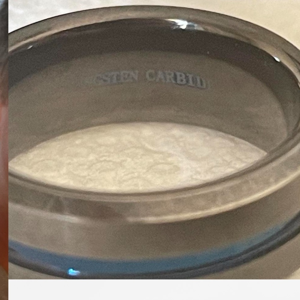 Men's Ring with Blue Inlay - Picture 8 of 12